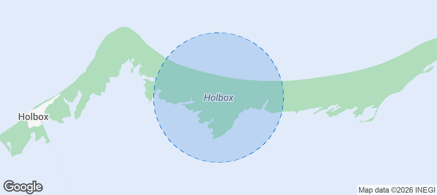 Holbox Island Airbnb map